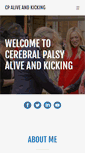 Mobile Screenshot of cerebralpalsyaliveandkicking.com